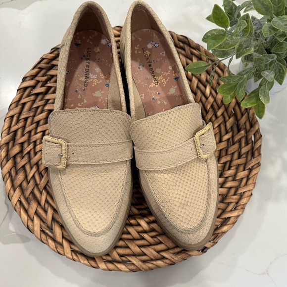 Lucky Brand Shoes - Lucky Brand Cream Loafer Shoes